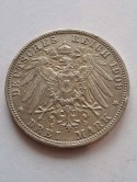 Niemcy 3 Marki Badenia 1909 r