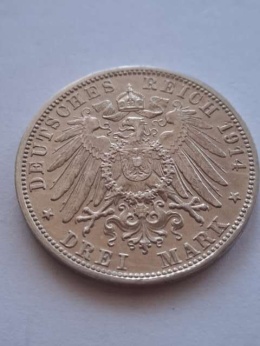Niemcy 3 Marki Bayern 1914 r
