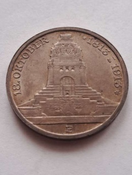 Niemcy 3 Marki Saksonia 1913 r