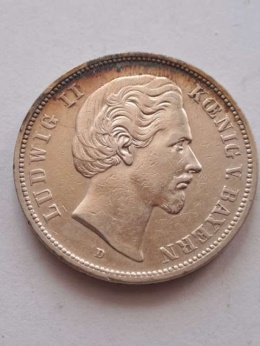 Niemcy 5 Marek Bayern 1874 r