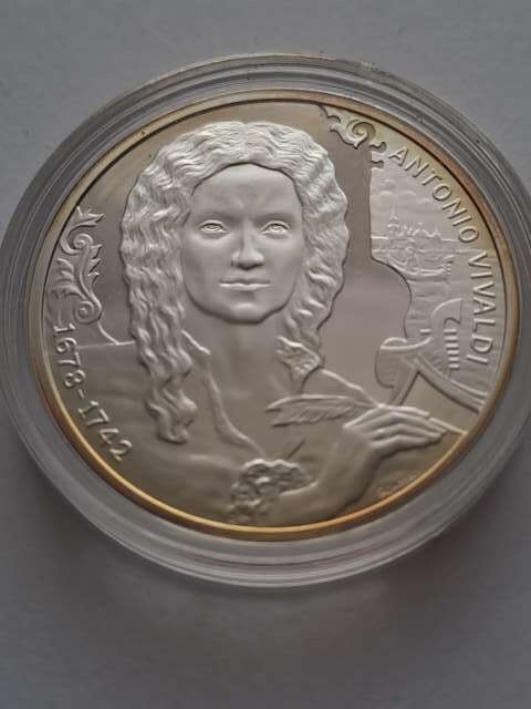 Numizmat Wielcy Kompozytorzy .Vivaldi 1678-1742 r