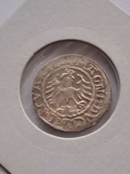 Półgrosz Wilno Zygmunt I Stary 1521 r rzadszy