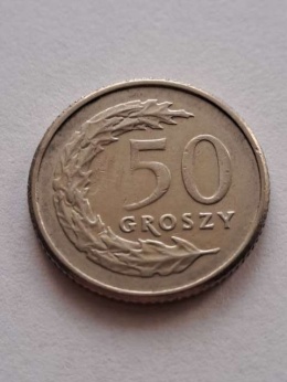 Polska 50 groszy 1992 r