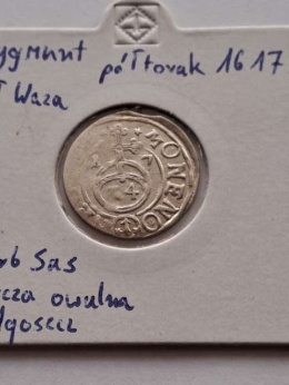 Półtorak Zygmunt III Waza 1617 r