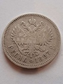 Rosja Rubel Mikołaj ll 1897 r