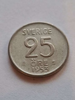 Szwecja 25 Ore 1953 r