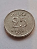 Szwecja 25 Ore 1957 r