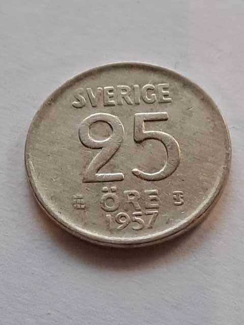 Szwecja 25 Ore 1957 r