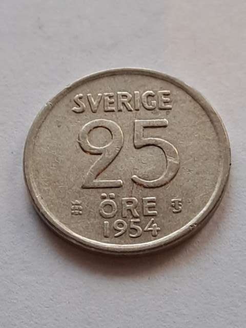Szwecja 25 Ore 1954 r