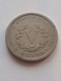 USA 5 Centów Liberty 1904 r