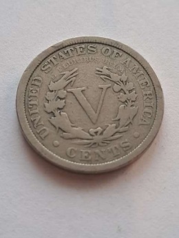 USA 5 Centów Liberty 1907 r