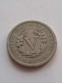 USA 5 Centów Liberty 1906 r