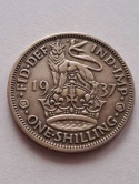 Wielka Brytania 1 Szyling Jerzy VI 1937 r