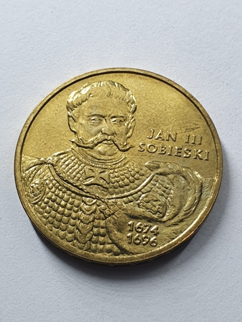 2 zł Jan III Sobieski 2001 r 2 zł Jan III Sobieski 2001 r