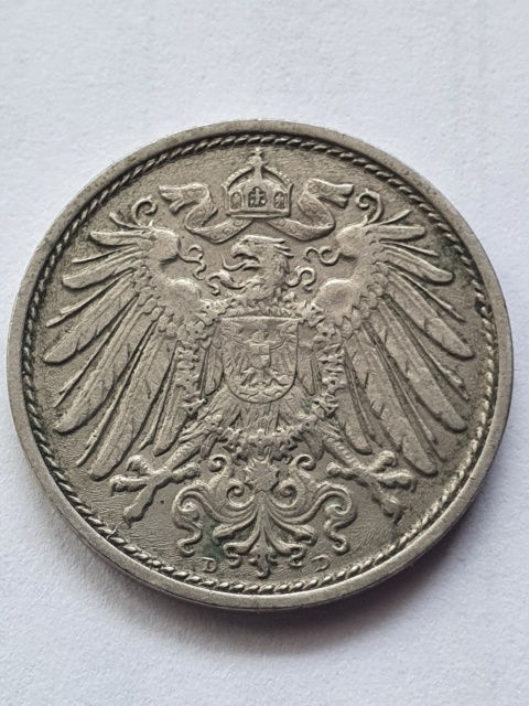 Niemcy 10 Pfennig 1911 r D Niemcy 10 Pfennig 1911 r D