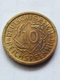 Niemcy 10 Pfennig 1936 r Litera A Niemcy 10 Pfennig 1936 r Litera A