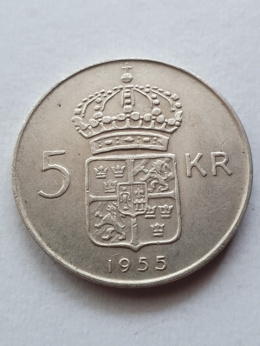 Szwecja 5 Koron 1955 r