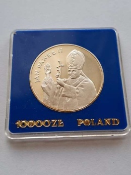10 000 zł Jan Paweł II 1987 r