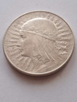 10 zł Głowa Kobiety 1932 r bez znaku