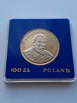 100 zł Jan Kochanowski 1980 r