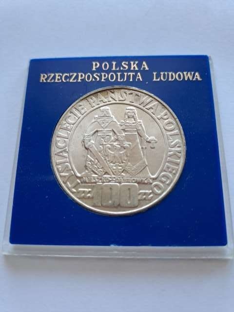 100 zł Mieszko i Dąbrówka 1966 r próba