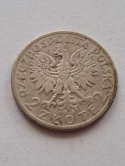 2 zł Głowa Kobiety 1933 r