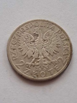 2 zł Głowa Kobiety 1933 r
