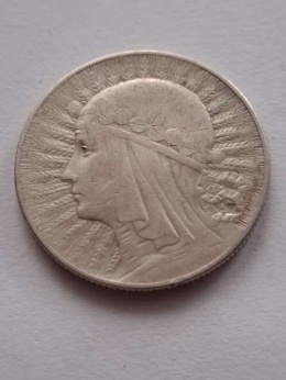 5 zł Głowa Kobiety 1933 r