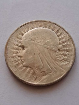 5 zł Głowa Kobiety 1934 r