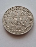 5 złotych Rybak 1974 r