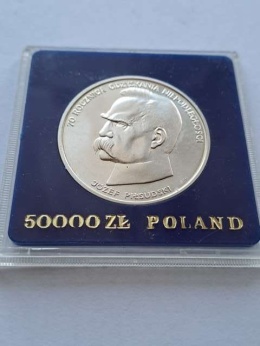 50 tys Józef Piłsudski 1988 r
