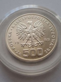 500 zł Zimowe Igrzyska Sarajewo 1983 r próba