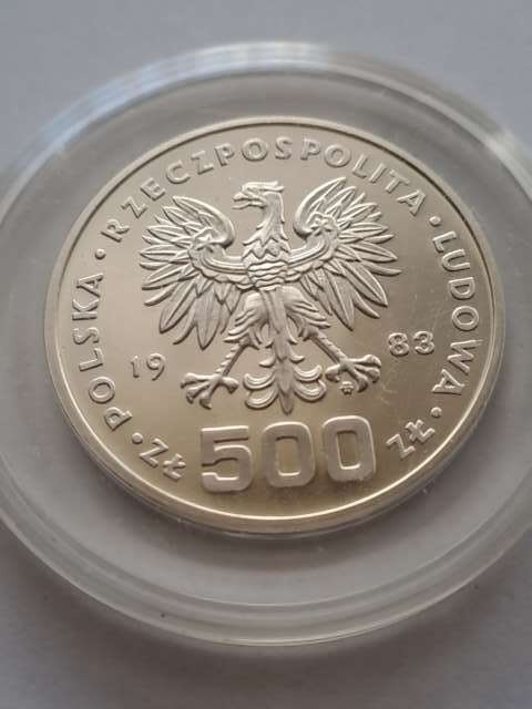 500 zł Zimowe Igrzyska Sarajewo 1983 r próba