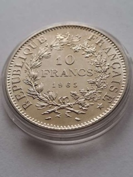 Francja 10 Franków Herkules 1965 r