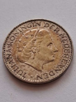 Holandia 1 Gulden Juliana 1958 r