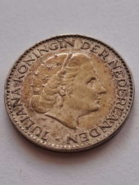 Holandia 1 Gulden Juliana 1958 r