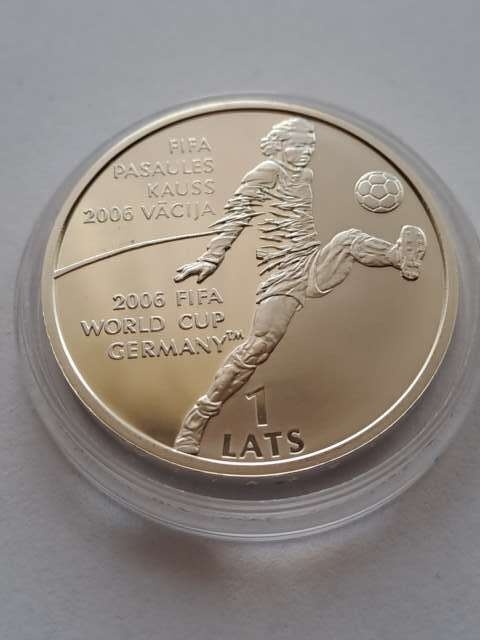 Łotwa 1 Lats FIFA Mundial 2004 r