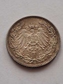 Niemcy 1/2 Marki Wilhelm II 1915 r E