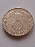 Niemcy 2 Marki Hindenburg 1939 r A