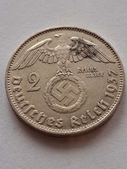 Niemcy 2 Marki Hindenburg 1937 r D