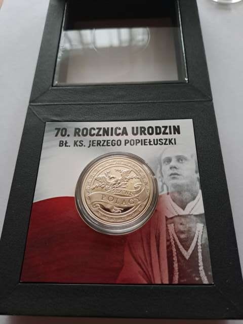 Numizmat BŁ. KS. Jerzy Popiełuszko