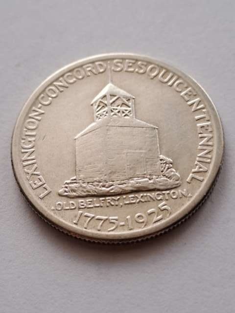 USA 1/2 Dolara Lexington-Concord 1925 r