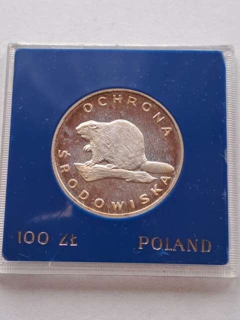 100 zł Ochrona Środowiska Bóbr 1978 r