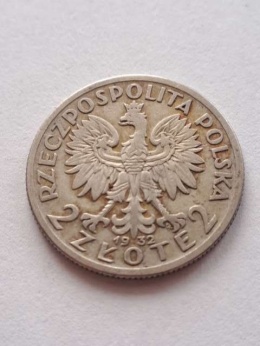 2 zł Głowa Kobiety 1932 r