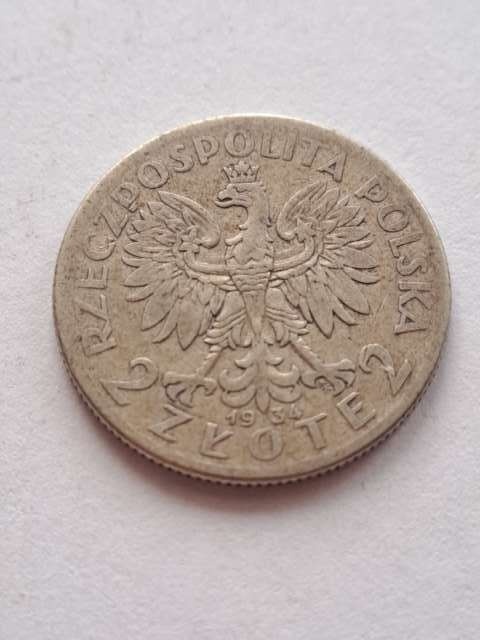 2 zł Głowa Kobiety 1934 r