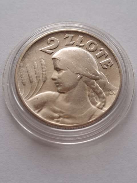 2 zł Żniwiarka 1925 r kropka