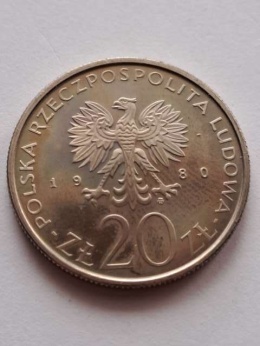 20 zł Igrzyska XXll Olimpiady 1980 r