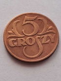 II RP 5 groszy 1931 rok
