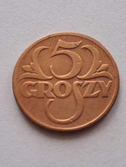 5 groszy 1928 r