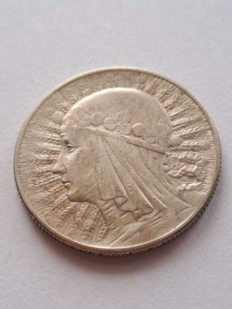 5 zł Głowa Kobiety 1933 r